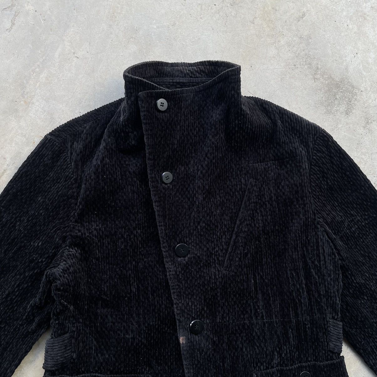 Issey Miyake 🇯🇵 Issey Miyake 1990s Hai Sporting Gear Black Corduroy Jacket Size US S / EU 44-46 / 1 - 5 Thumbnail