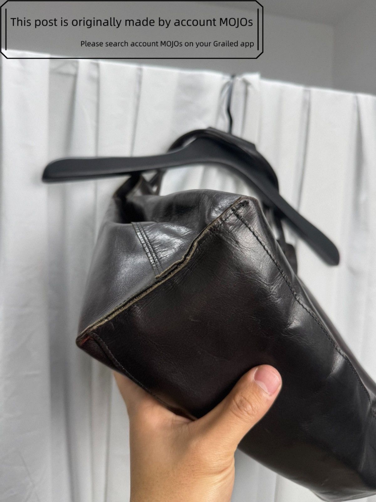 Yohji Yamamoto Yohji Yamamoto Y’s Leather Tote Bag mojos14383272026 Size ONE SIZE - 6 Thumbnail