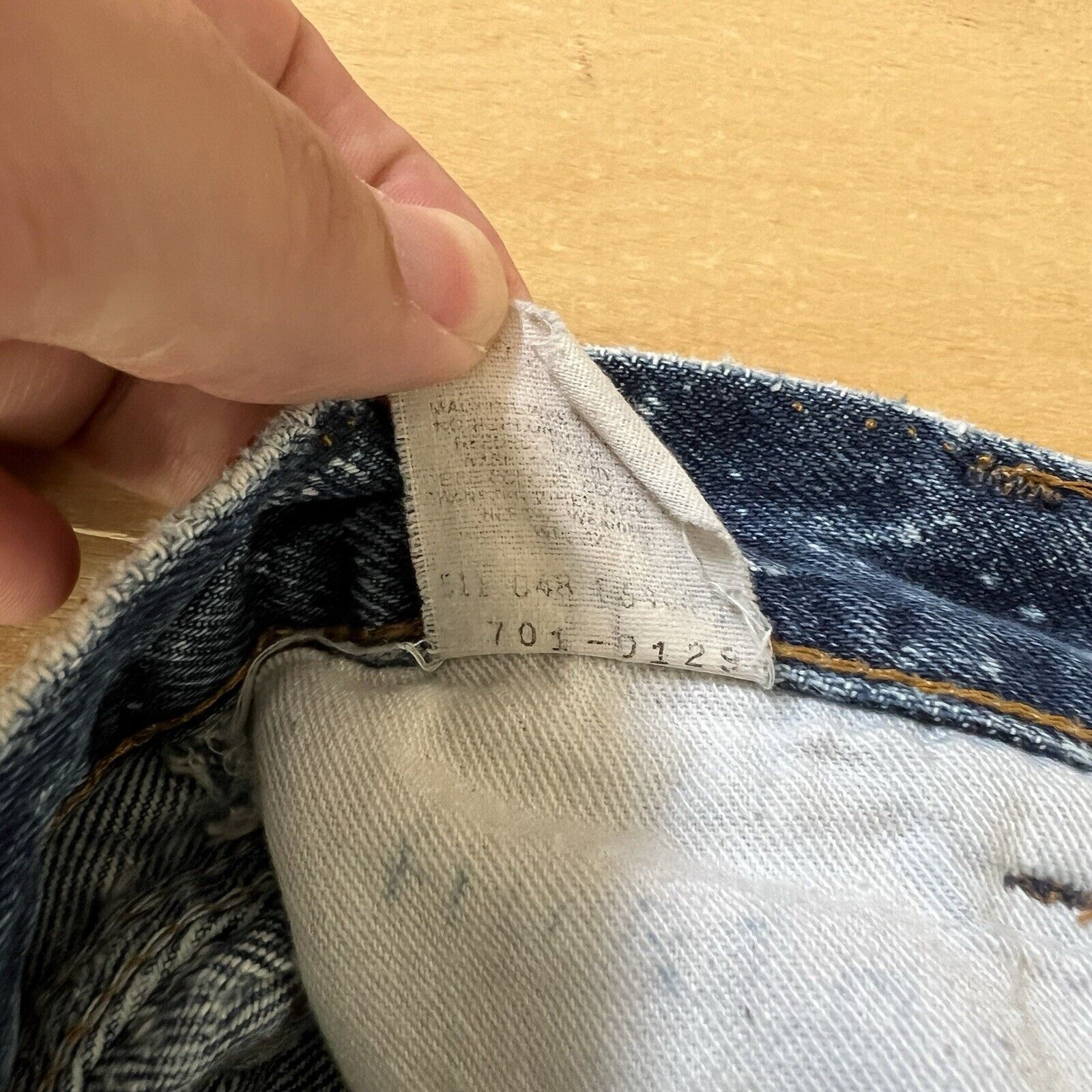 Levi's × Vintage Vintage Levis 501 Shorts W 26 Blue 80s Denim Made in USA Size 26" / US 2 / IT 38 - 6 Thumbnail