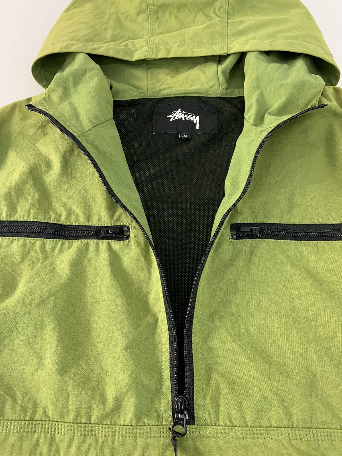 Stussy Hype Stussy Anorak Big Pocket Half Zipper Hooded Jacket Size US M / EU 48-50 / 2 - 5 Thumbnail
