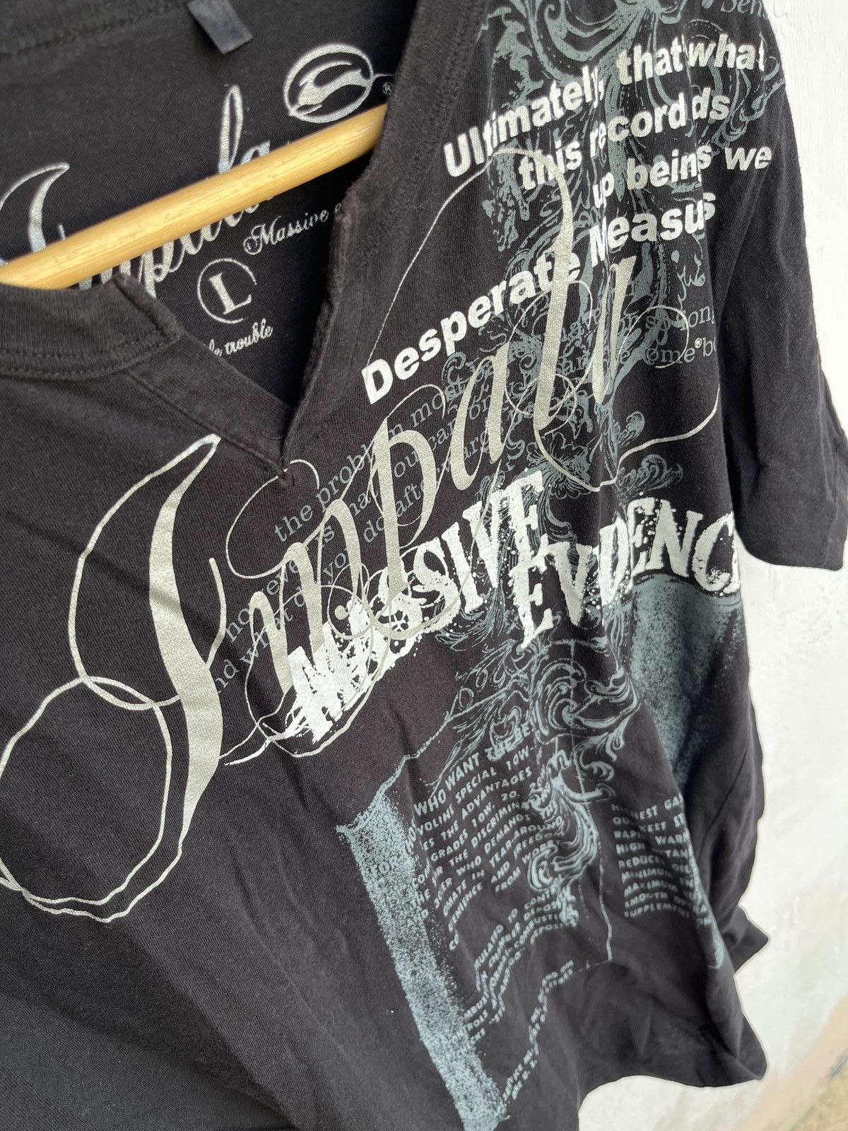 14th Addiction Impala Gohtic Poem Tee Punk Lgb Style Size US S / EU 44-46 / 1 - 2 Thumbnail