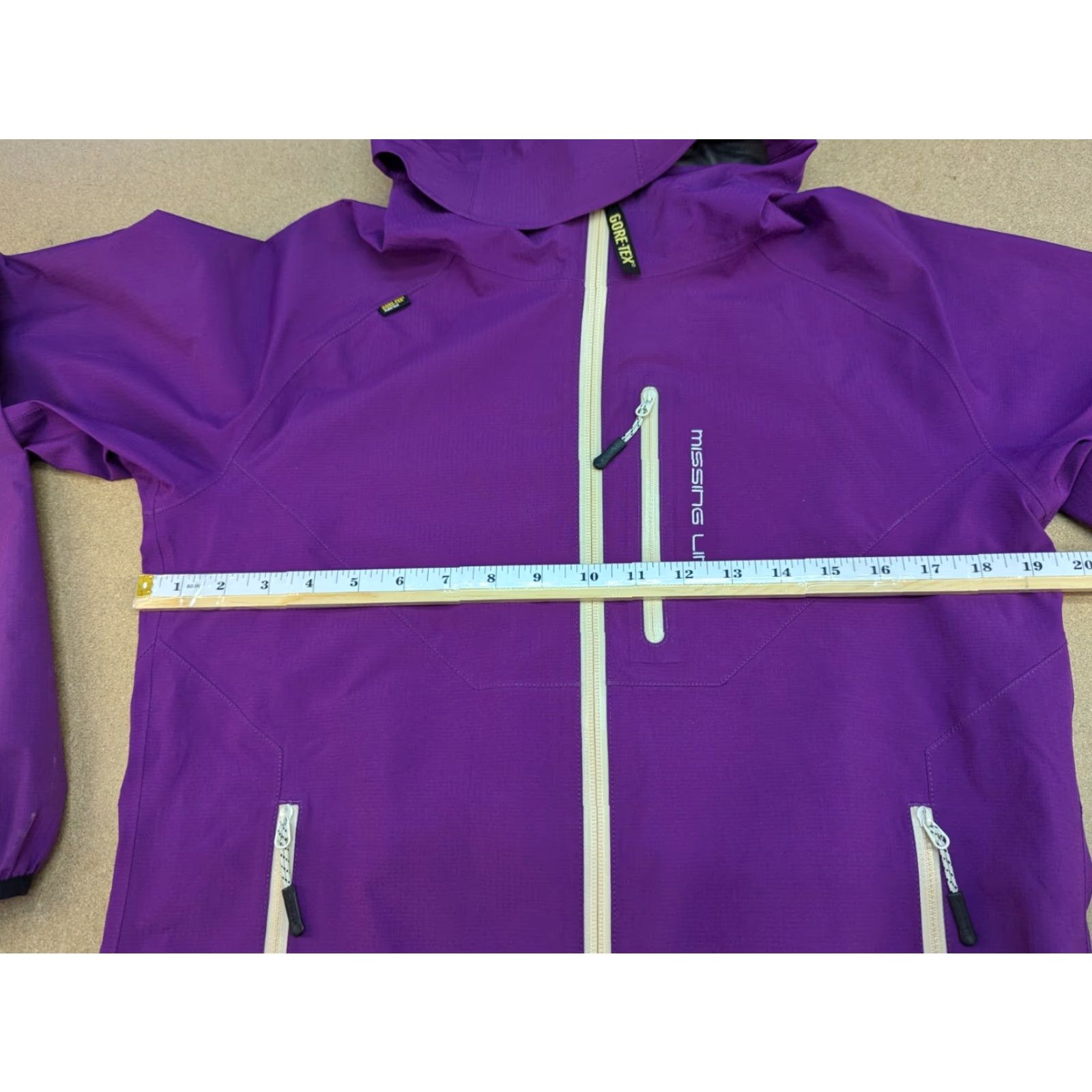 Vintage Missing Link Womens Gore-Tex Jacket Outdoor Hooded Purple Taped Seams Size 38 Windbreaker Jacket Womens Size XS / US 0-2 / IT 36-38 - 5 Thumbnail