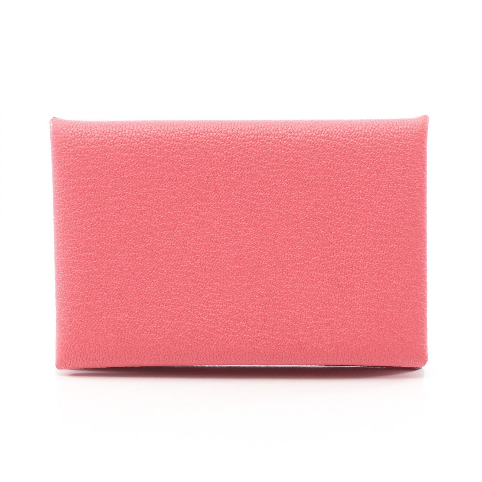 Hermes Hermes Hermes Calvi Coin Case Leather Coin Case Stamp W (2024) DUTY FREE for USA Size ONE SIZE - 1 Thumbnail