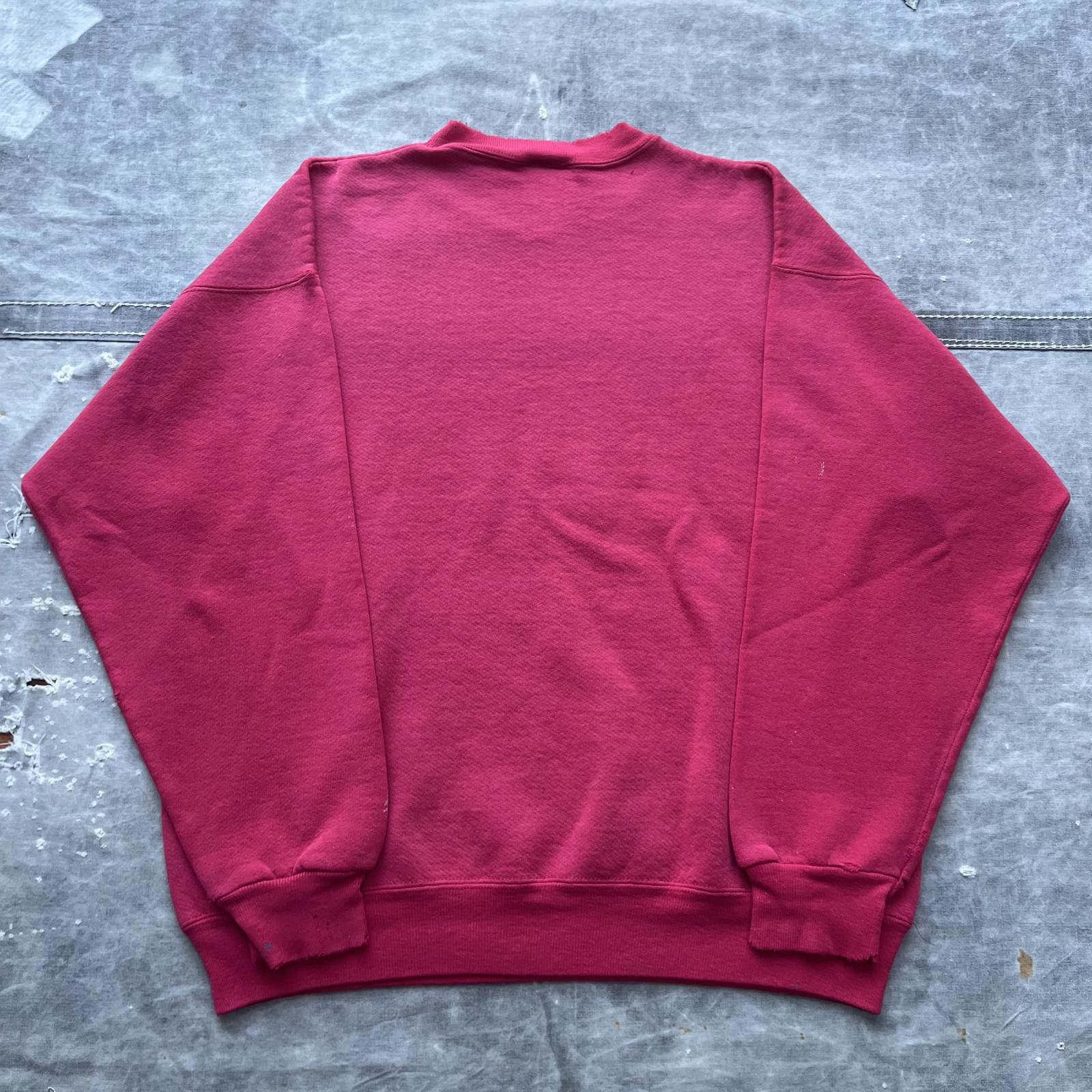 Nike × Vintage Vintage 90s Nike Distressed Faded Skater Grunge Sweatshirt Size US L / EU 52-54 / 3 - 5 Thumbnail
