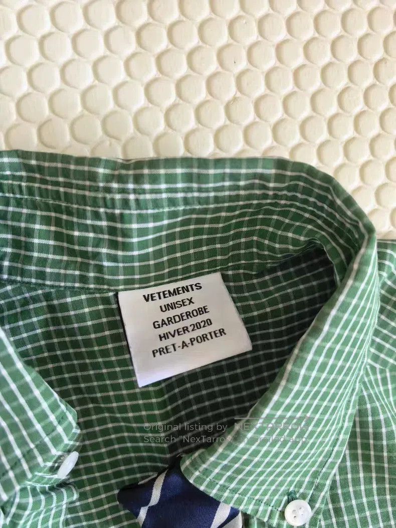 Vetements VETEMENTS Tie Shirt Size US XS / EU 42 / 0 - 2 Thumbnail