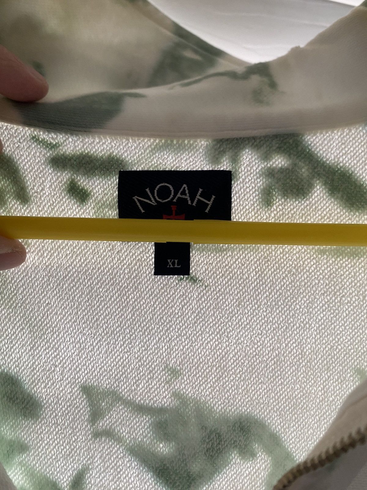 Noah Noah Tie Dye Green Quarter Zip Pullover Size US XL / EU 56 / 4 - 4 Thumbnail