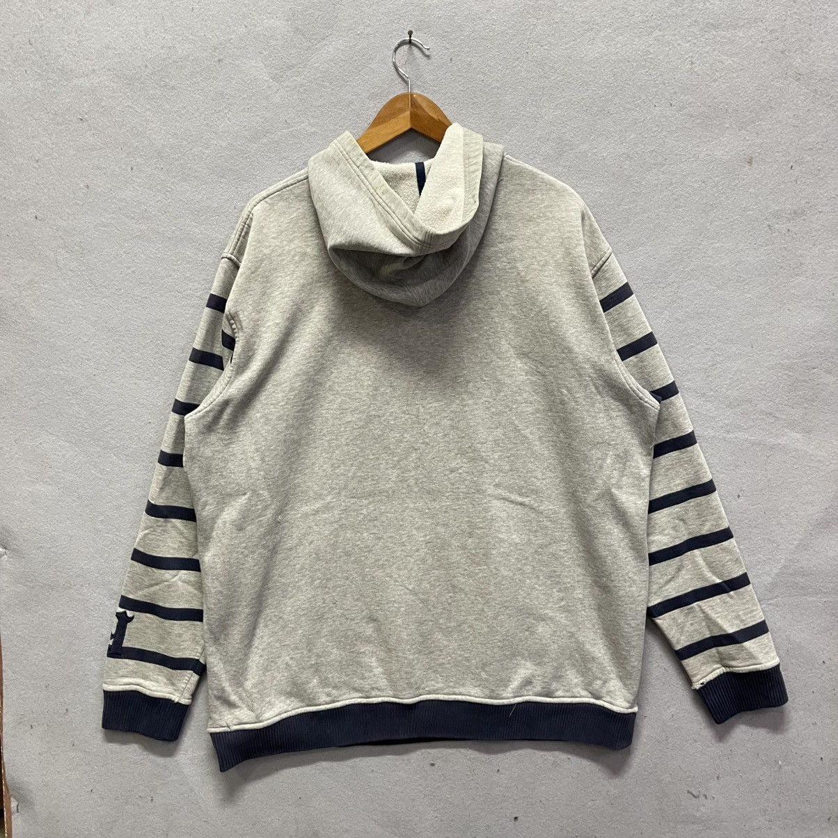 Sean John Y2K Sean John Striped Sleeve Hoodie Grey XL Size US XL / EU 56 / 4 - 8 Thumbnail