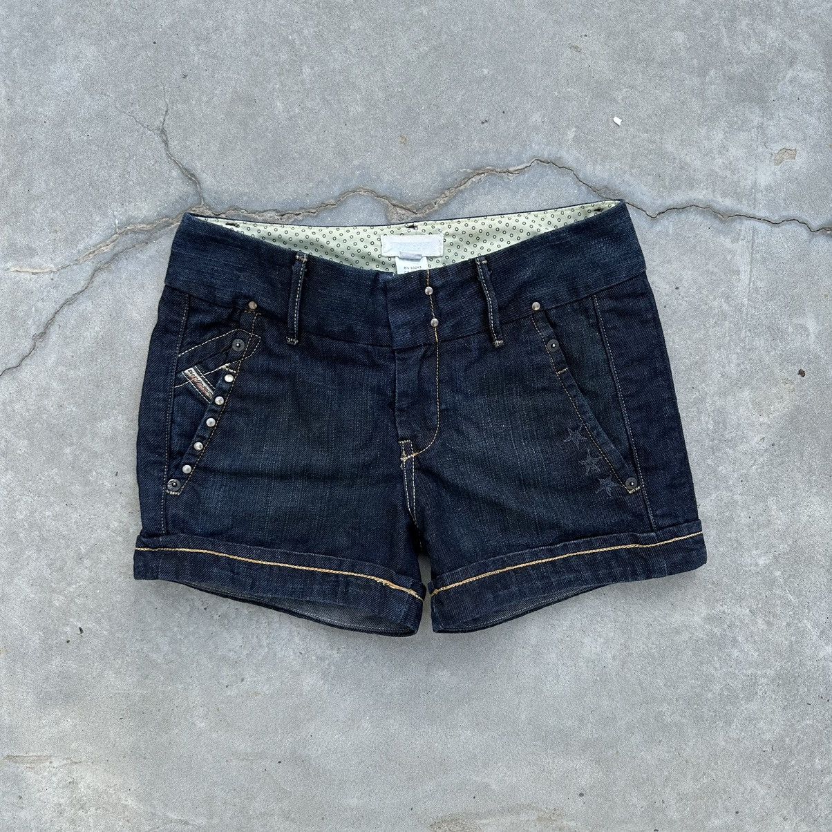 Diesel × Vintage Vintage Japanese Style Jeans Denim Shorts Diesel Y2K 00s USA Size 25" / US 0 / IT 36 - 1 Thumbnail