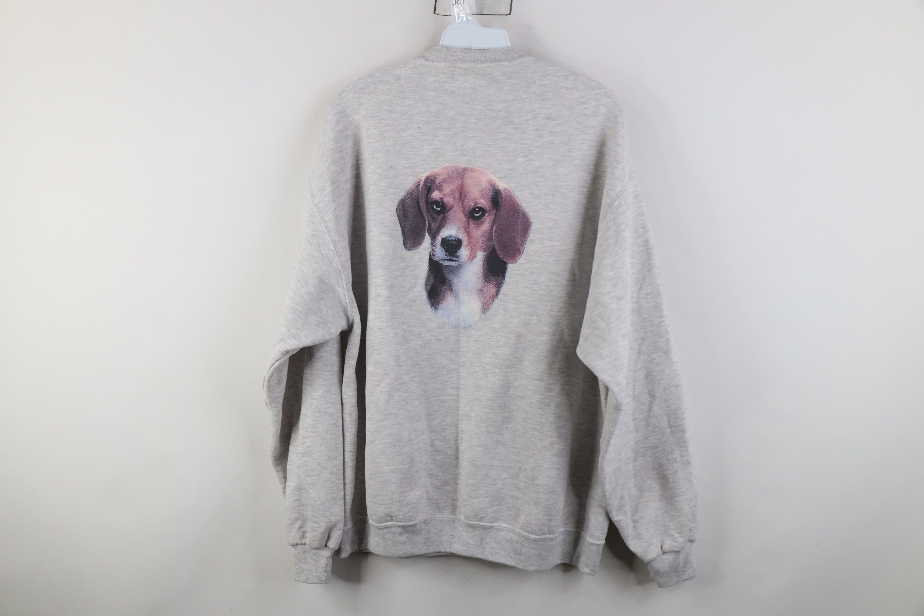 Vintage Vintage 90s Y2K Beagle Dog Puppy Crewneck Sweatshirt Size L / US 10 / IT 46 - 14 Thumbnail