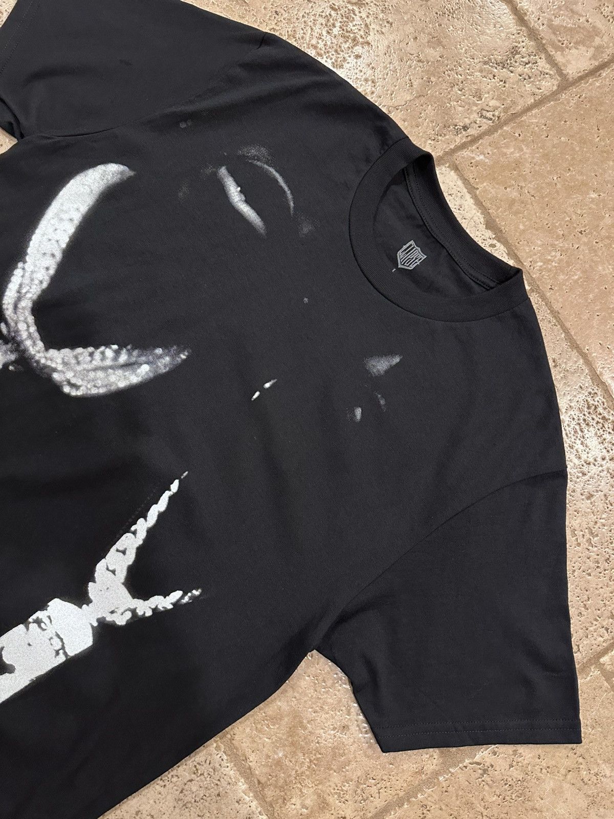 Pusha T Clipse Double Chain “Let God Sort Em Out” Logo Tour Black T Size US L / EU 52-54 / 3 - 5 Thumbnail