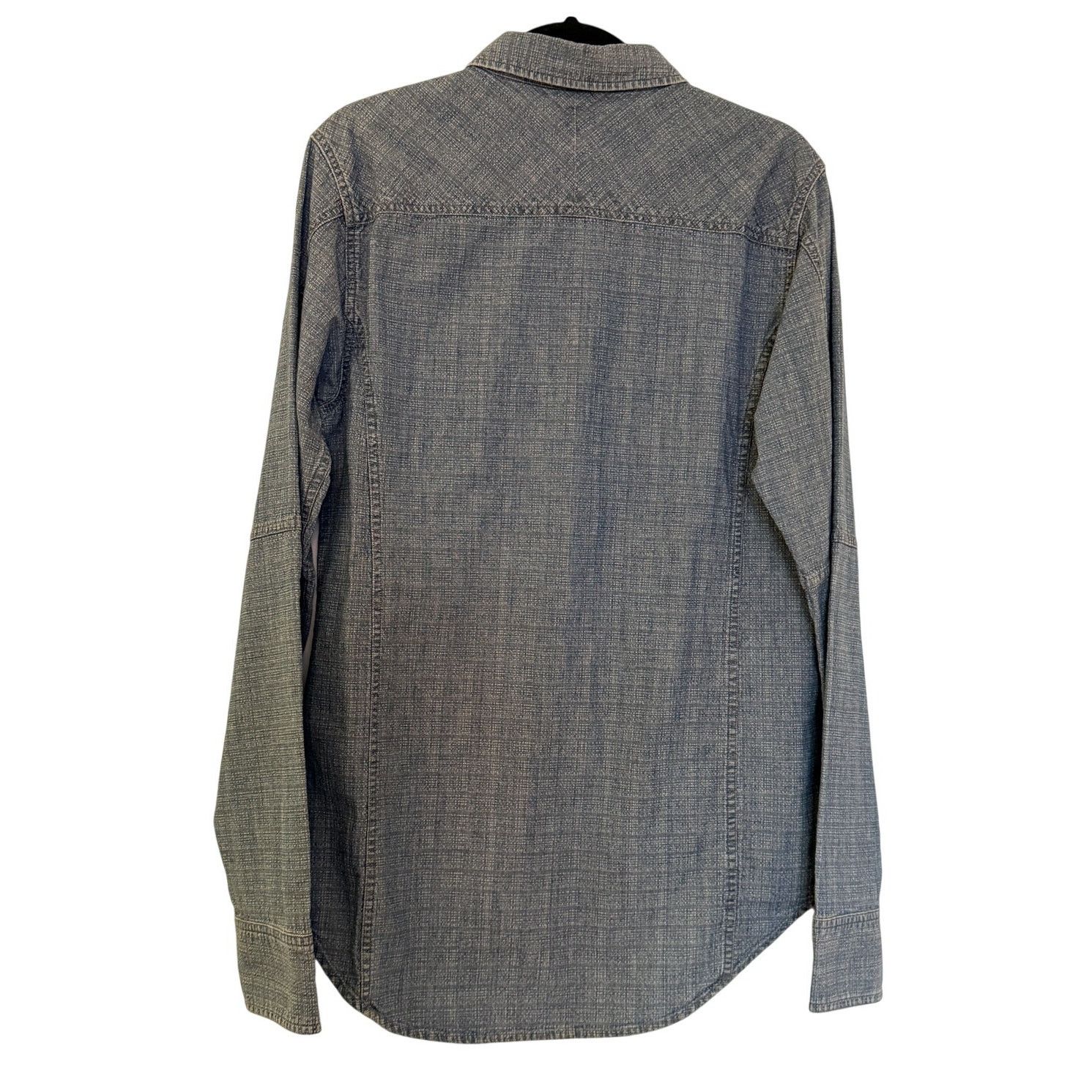 Rag & Bone Rag & Bone Blue Denim Button Down Shirt Size US L / EU 52-54 / 3 - 2 Thumbnail