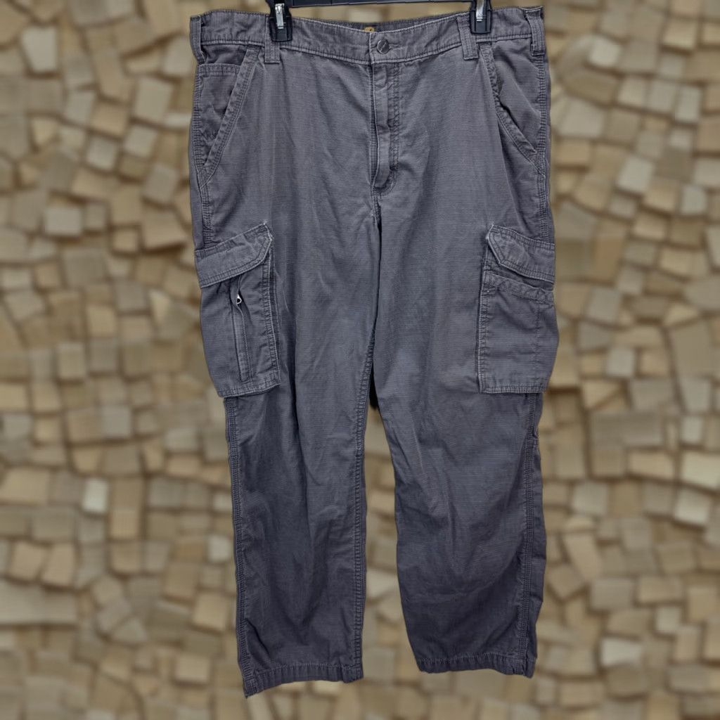 Carhartt Carhartt Force Men's Cargo Pants 38x30 Relaxed Fit Ripstop Gray Workwear Casual Utility Size US 38 / EU 54 - 1 Thumbnail