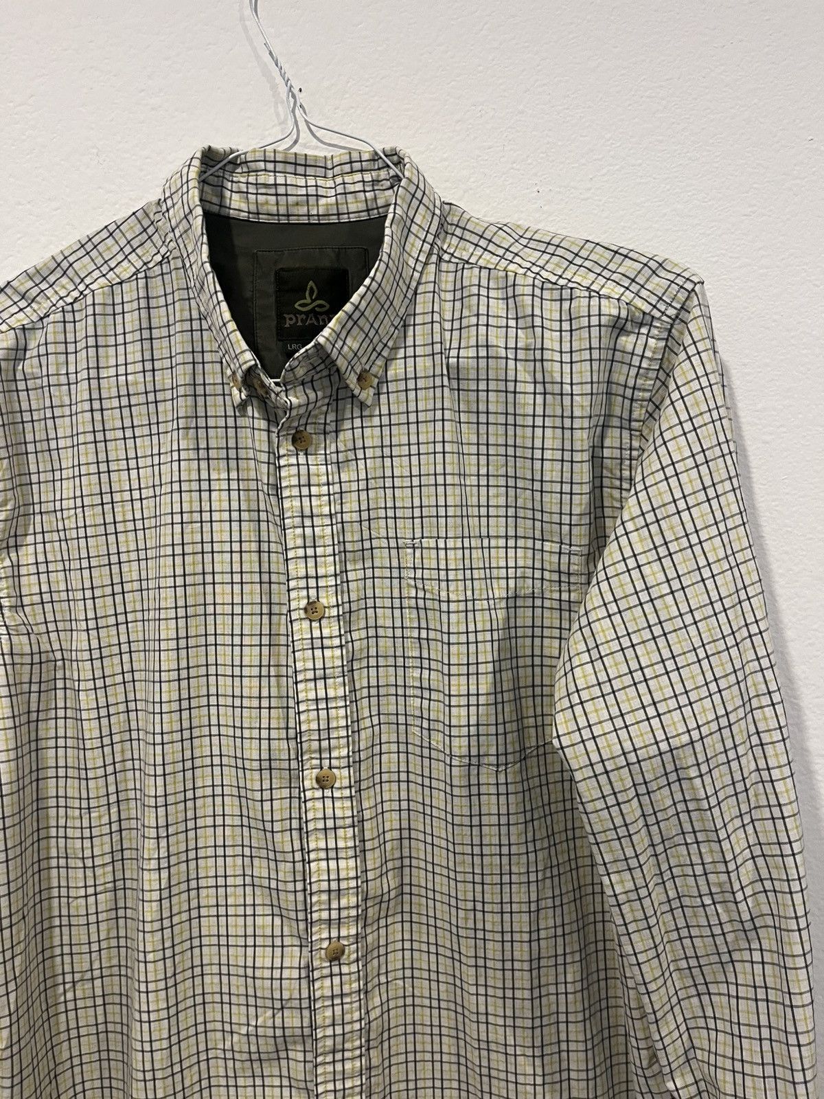 Prana Prana Men’s Long Sleeve Shirt Button Down Organic Cotton Size US L / EU 52-54 / 3 - 3 Thumbnail