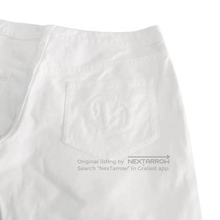Dior Dior White High-Waist Slim-Fit Pants. Size 30" / US 8 / IT 44 - 6 Thumbnail