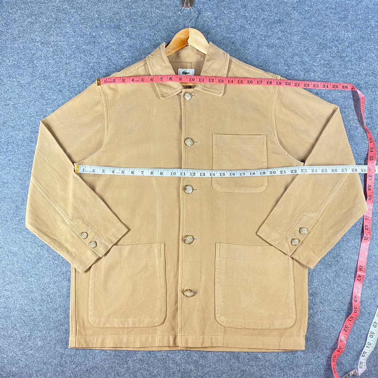 Lacoste Vintage Lacoste Workers Denim Jacket Size US L / EU 52-54 / 3 - 5 Thumbnail