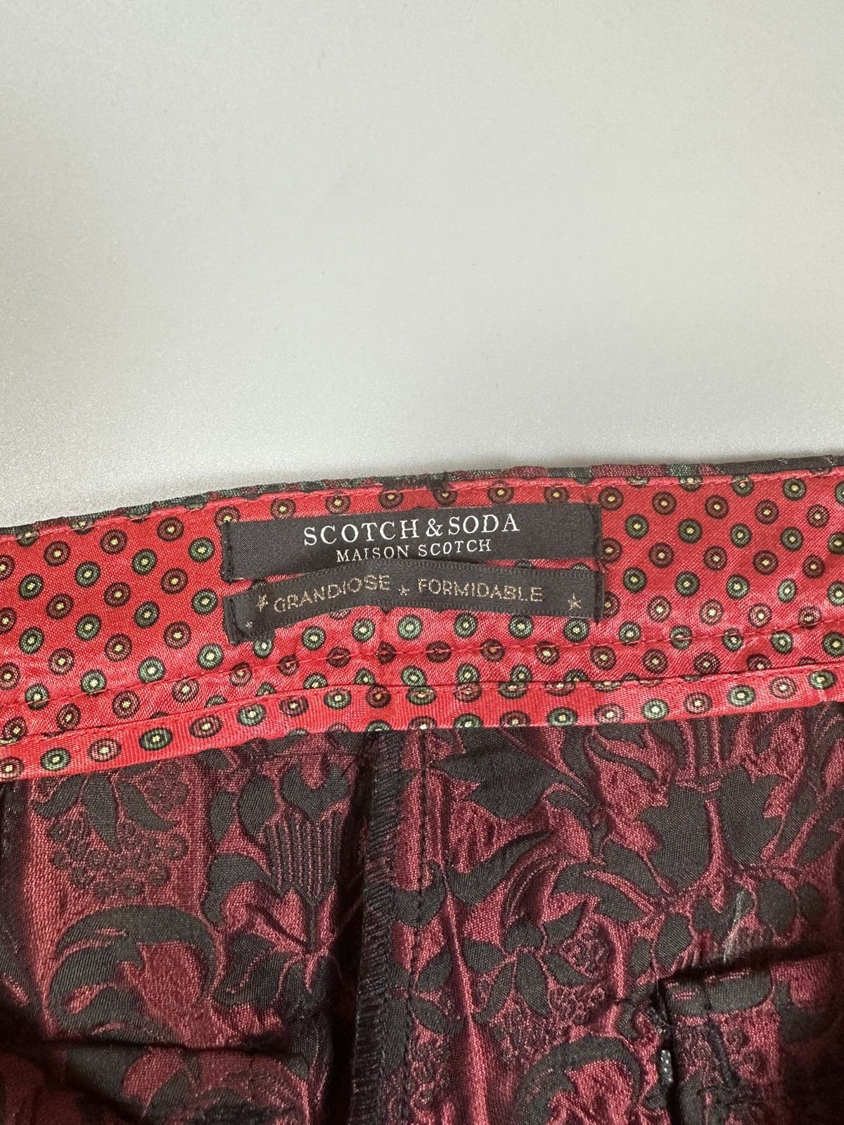 Scotch & Soda Formal trousers ornaments pattern by Scotch&Soda 140720-17 Size 31" - 5 Thumbnail