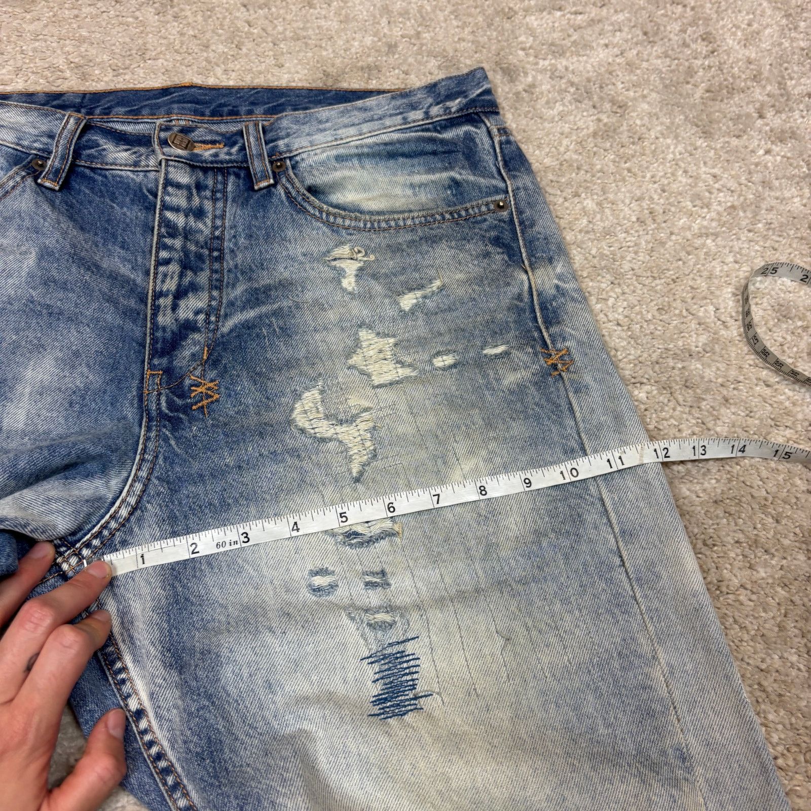 Ksubi Ksubi Distressed Anti K Tektonik Dialled Jeans Men's 31x31 Size US 31 - 6 Thumbnail