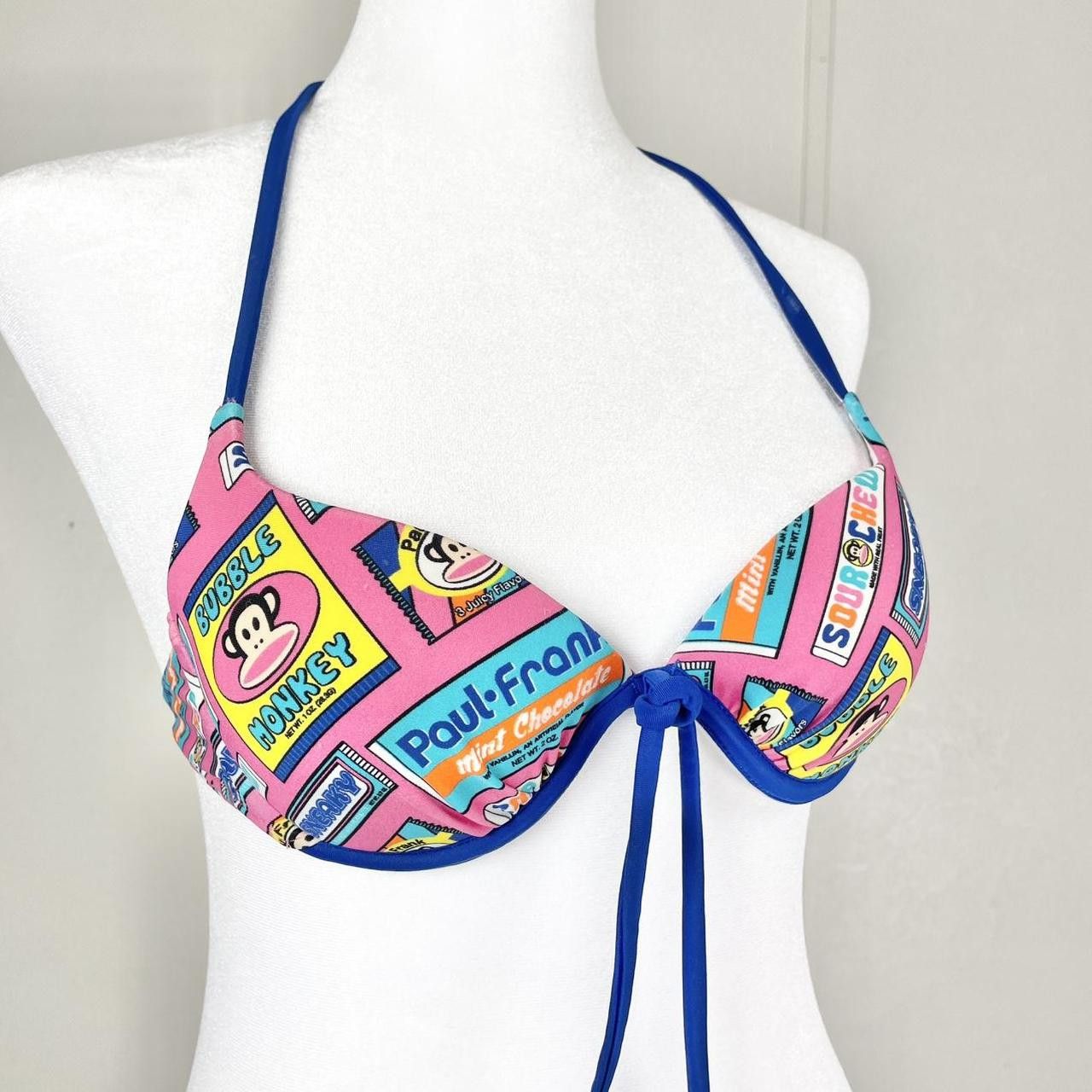 Paul Frank ✩ Paul Frank Julius Bubblegum Candy String Bikini Set ♡ Size S / US 4 / IT 40 - 3 Thumbnail