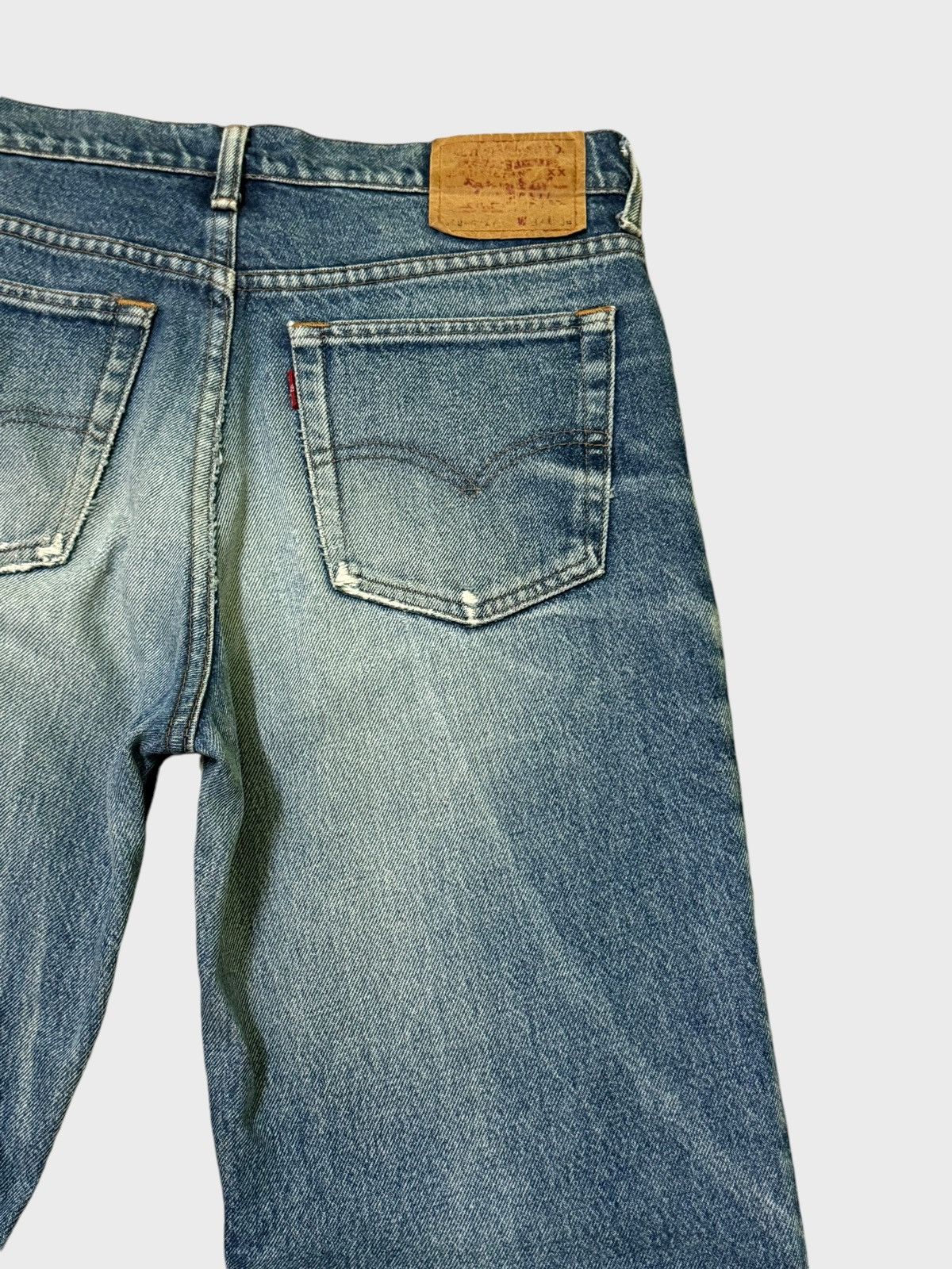 Levi's × Vintage Vintage Levi's 518 Distressed Stone Muddy Wash Denim Size US 31 - 13 Thumbnail