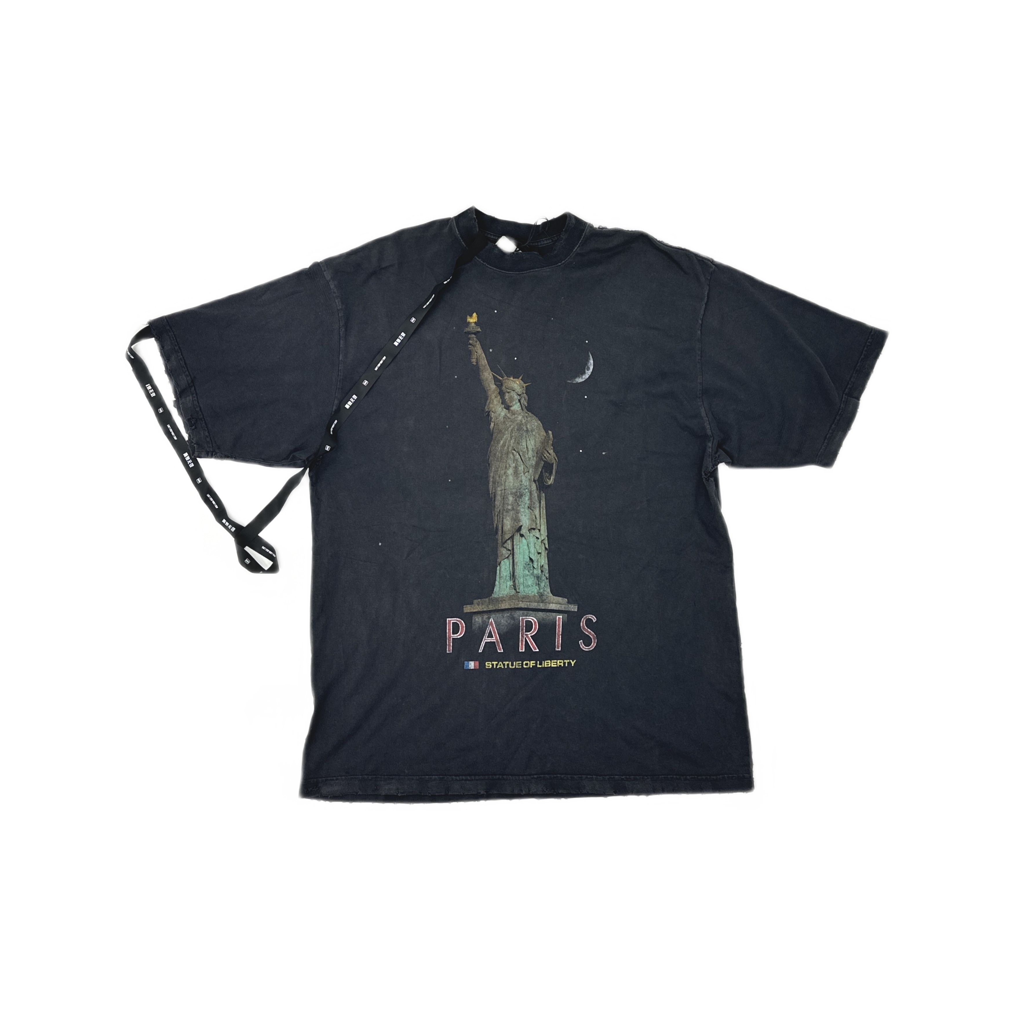 Balenciaga BALENCIAGA Statue of Liberty Paris T-Shirt (XS) | Grailed