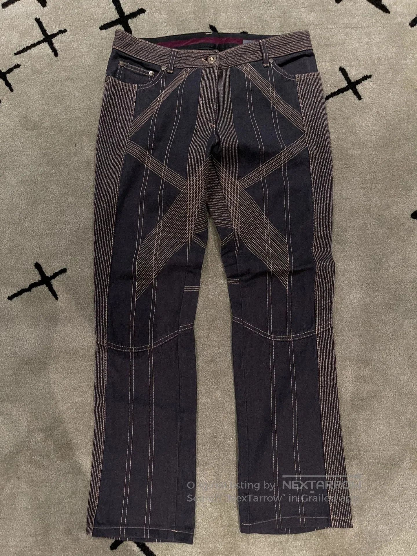 Alexander McQueen alexander mcqueen embroidered jeans size 40. Size 39" - 2 Thumbnail