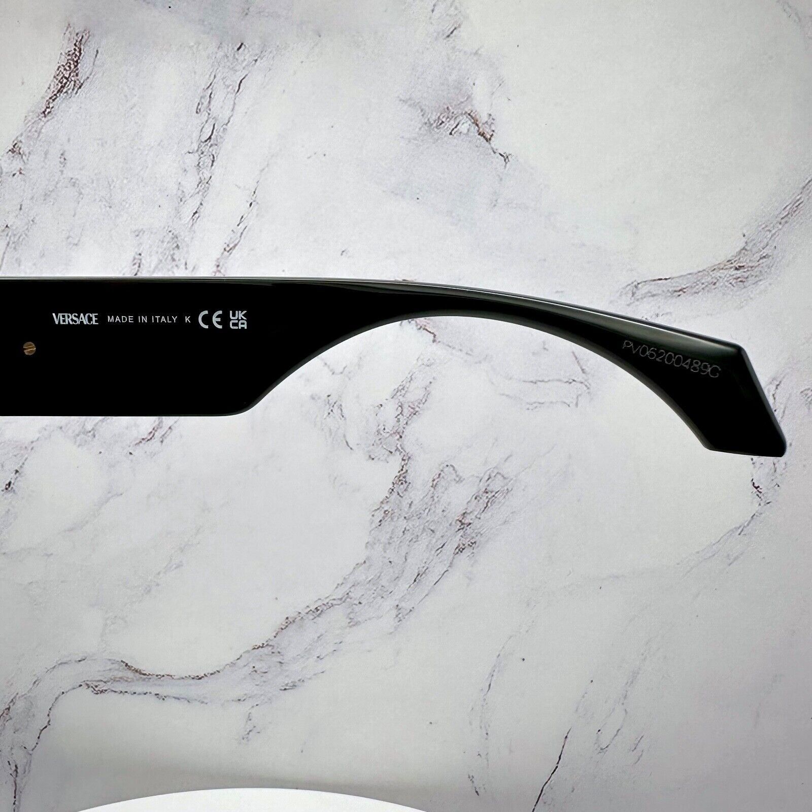Versace New Versace Sunglasses Black Gold Medusa Plaque Oval Italy Size ONE SIZE - 7 Thumbnail
