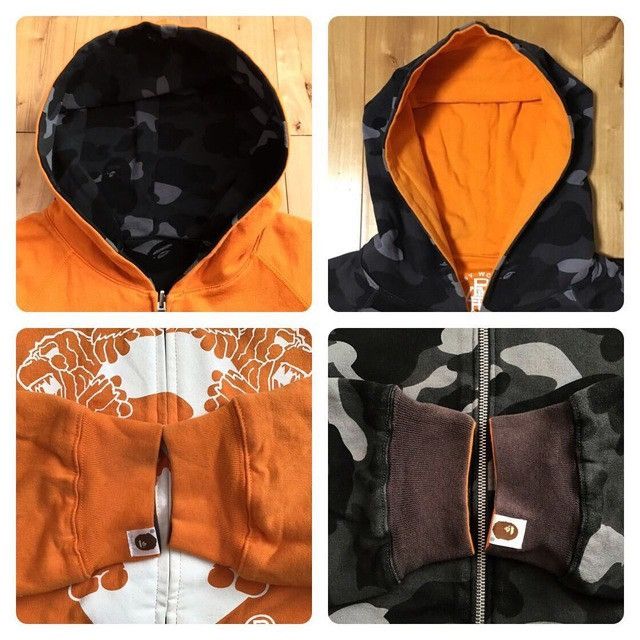 Bape 🔥Reversible🔥 BAPE camo Zip hoodie a bathing ape NIGO Size US L / EU 52-54 / 3 - 7 Thumbnail