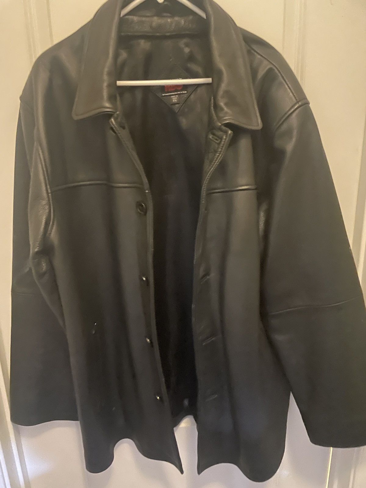 image of 2001 Hbo X Sopranos Leather Jacket in Black, Men's (Size 2XL)