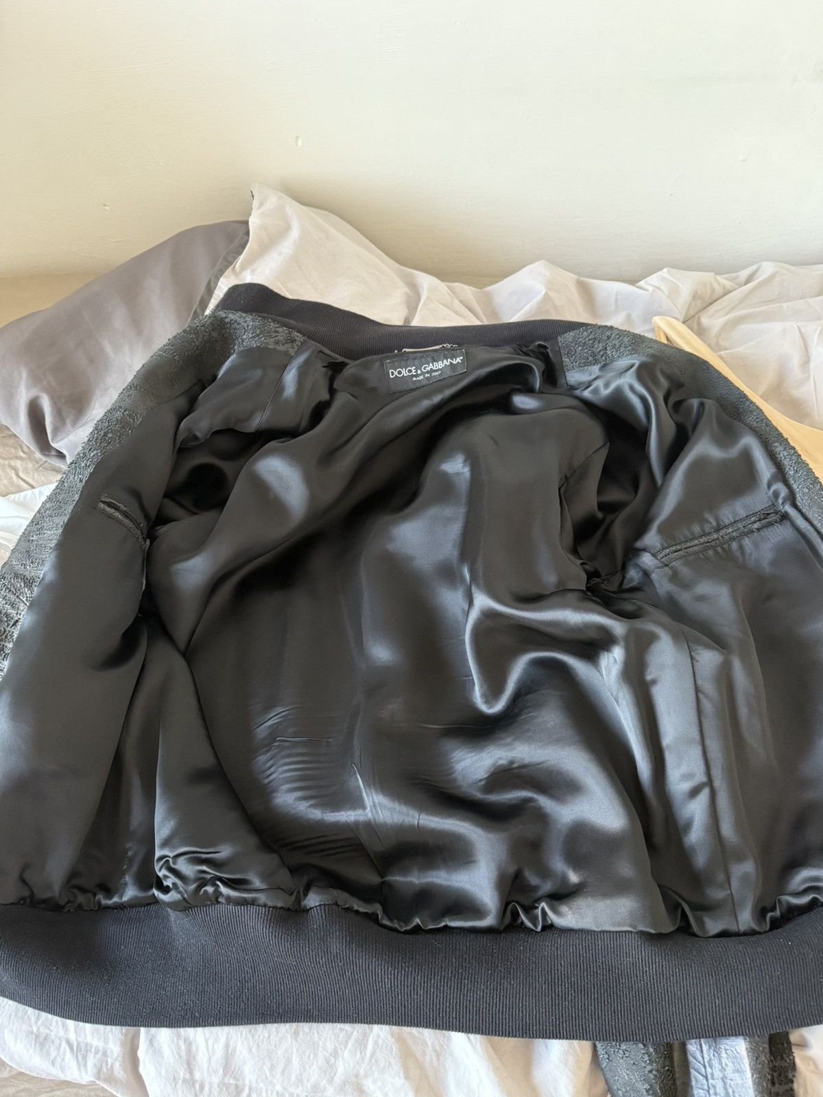 Dolce & Gabbana × Vintage Dolce&Gabbana leather bomber Size US L / EU 52-54 / 3 - 12 Thumbnail