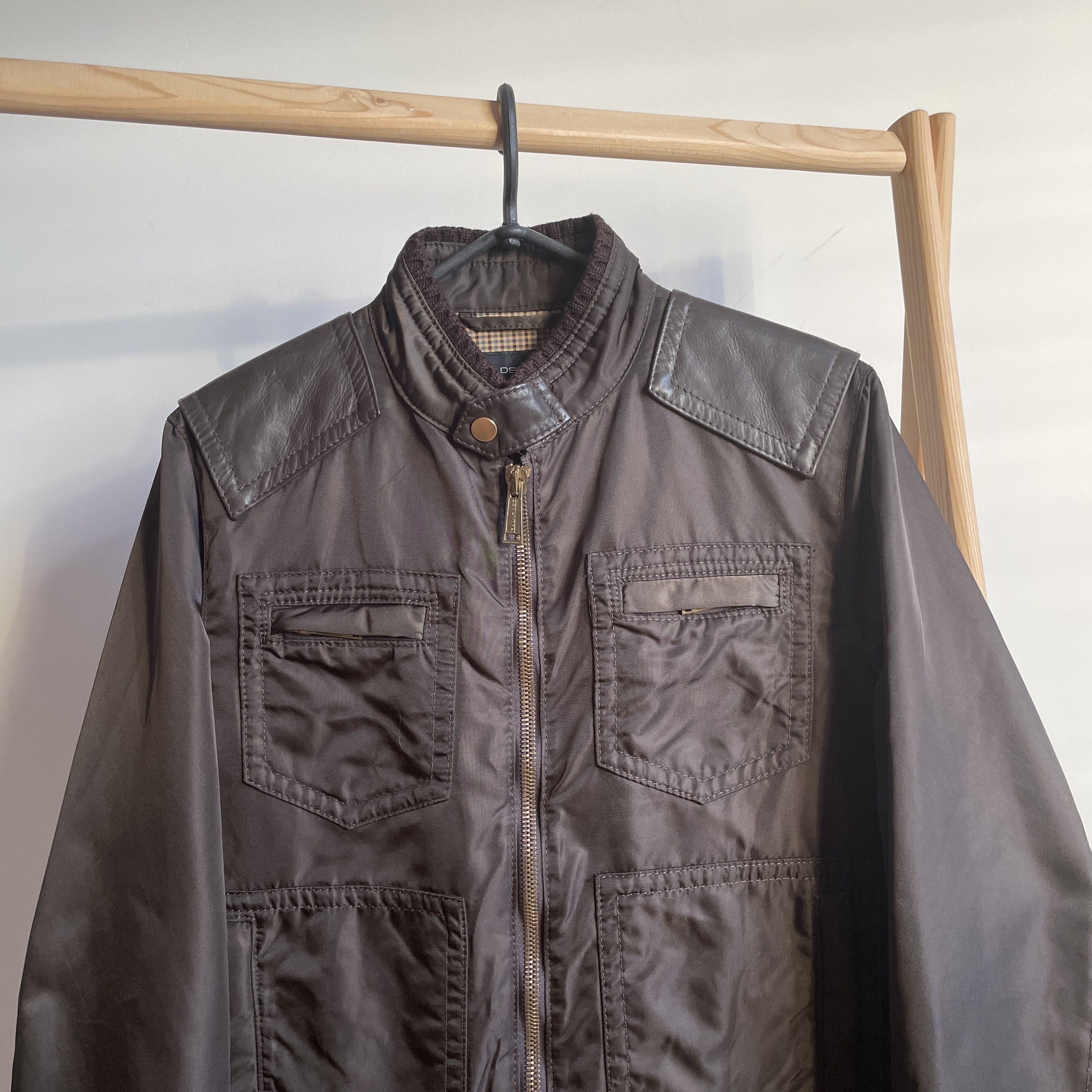 Dsquared2 Dsquared2 Vintage 00's Nylon Biker Jacket Size EUR 50 Size US M / EU 48-50 / 2 - 4 Thumbnail