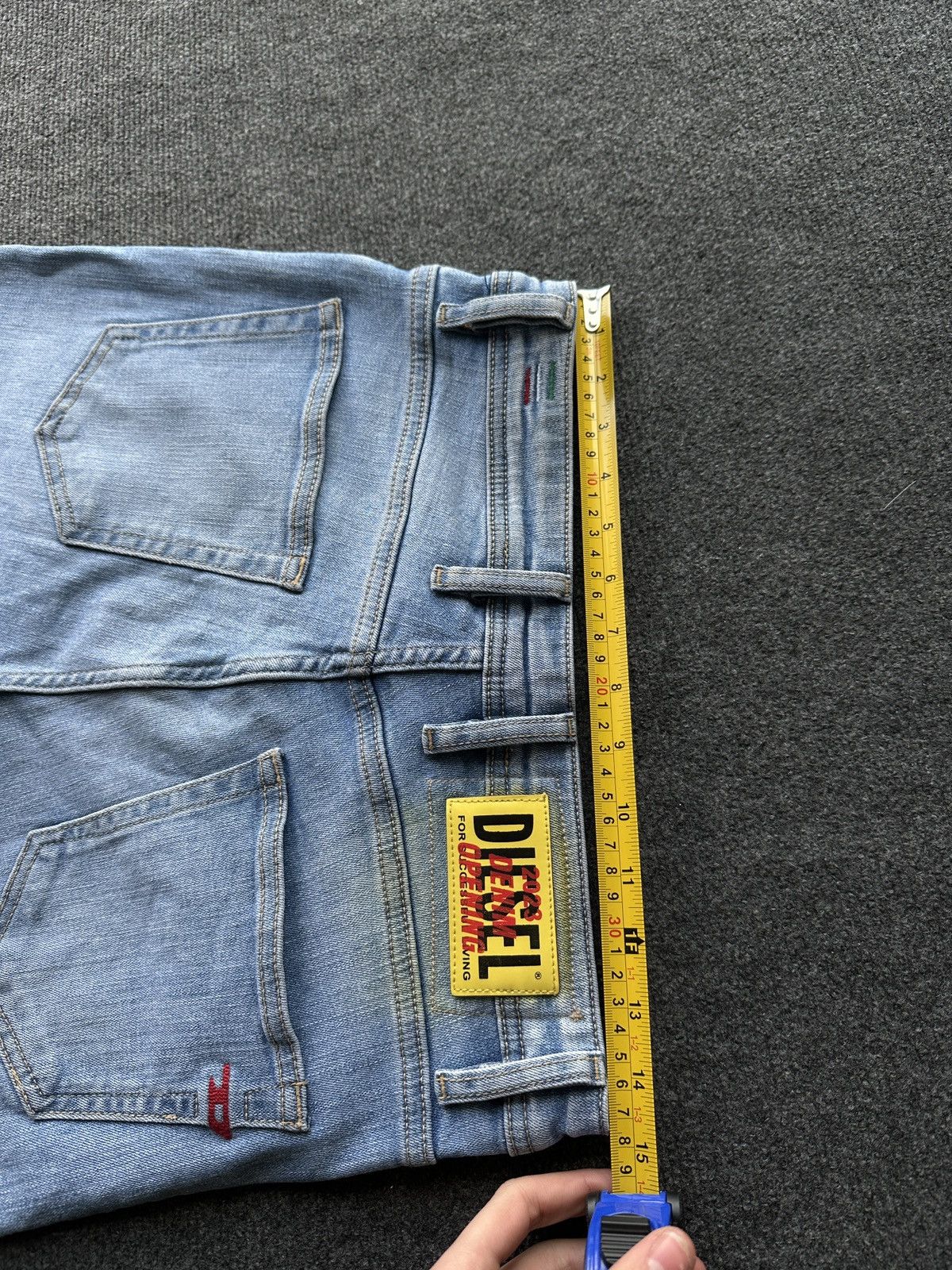 Diesel 🚨 RARE DIESEL MEN DENIM JEANS AVANT GARDE IFSIXWASNINE Y2K Size US 31 - 19 Thumbnail