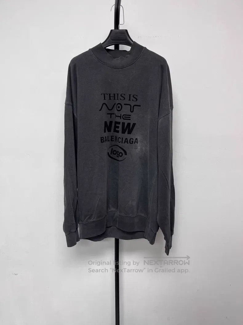 Balenciaga Balenciaga Letter Printed Old School Logo Eco-Friendly Lon Size US XS / EU 42 / 0 - 1 Thumbnail