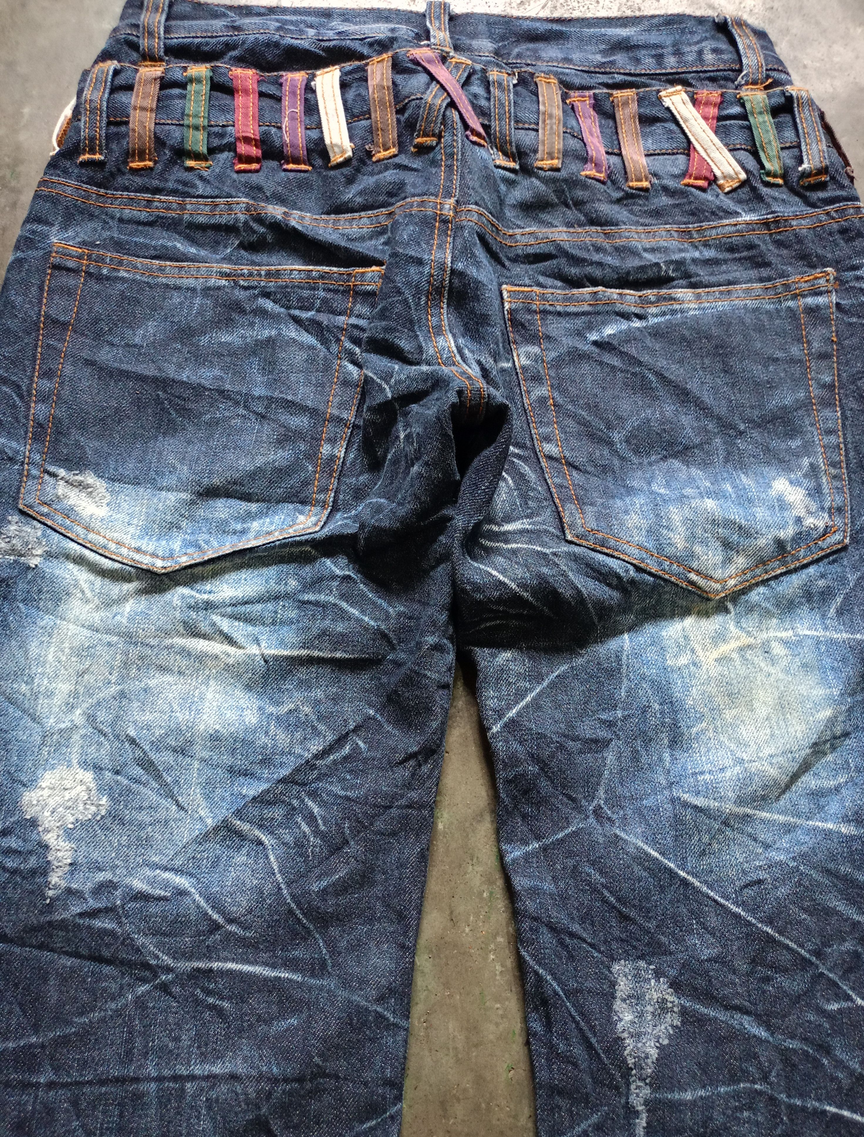 Japanese Brand Nylaus Denim Shorts Pants Size US 29 - 4 Thumbnail
