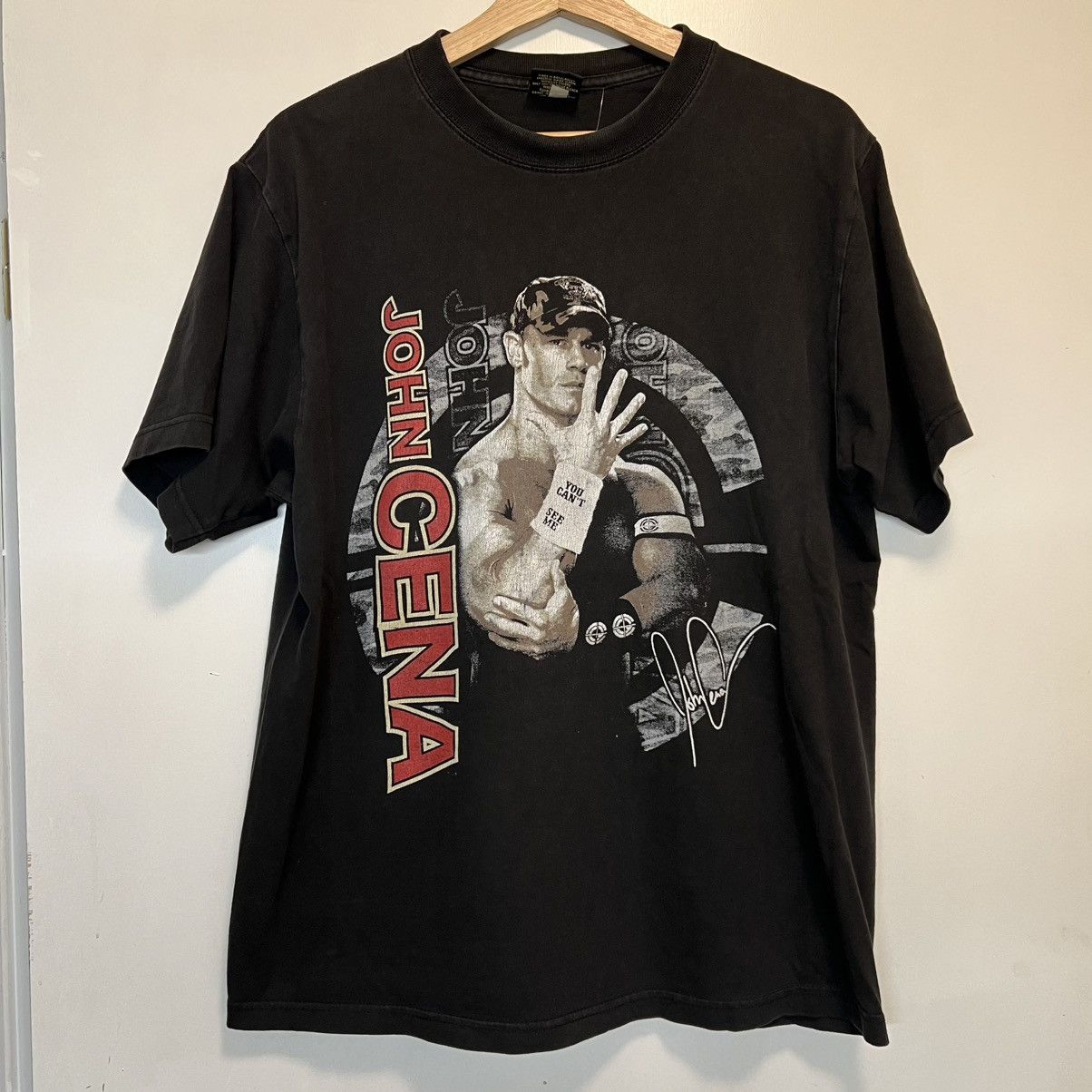 Vintage Vintage John Cena Tee Black Size US L / EU 52-54 / 3 - 1 Thumbnail