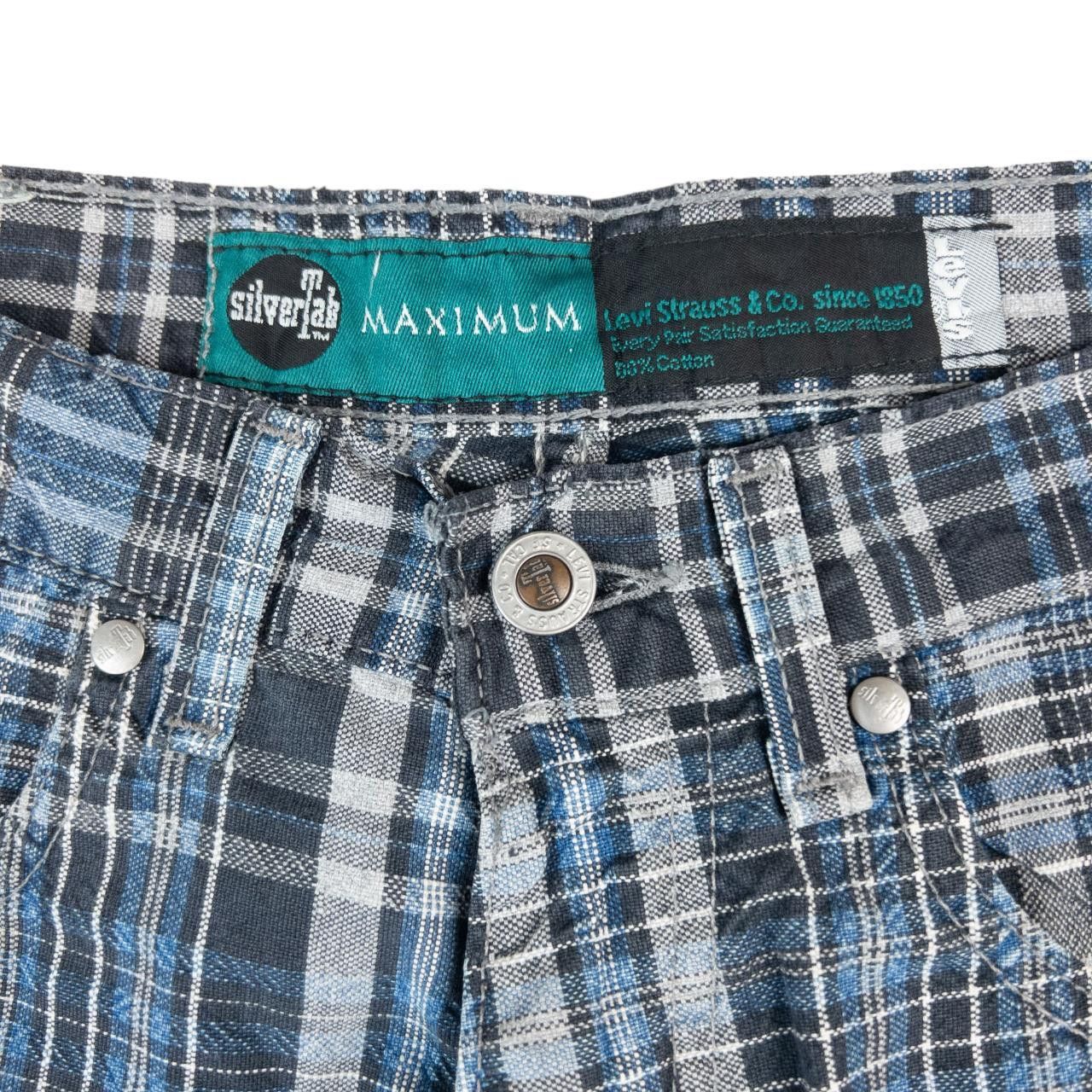 Levi's Vintage Levi's Silver Tab Checkered Shorts Size W30 Size US 30 / EU 46 - 4 Thumbnail