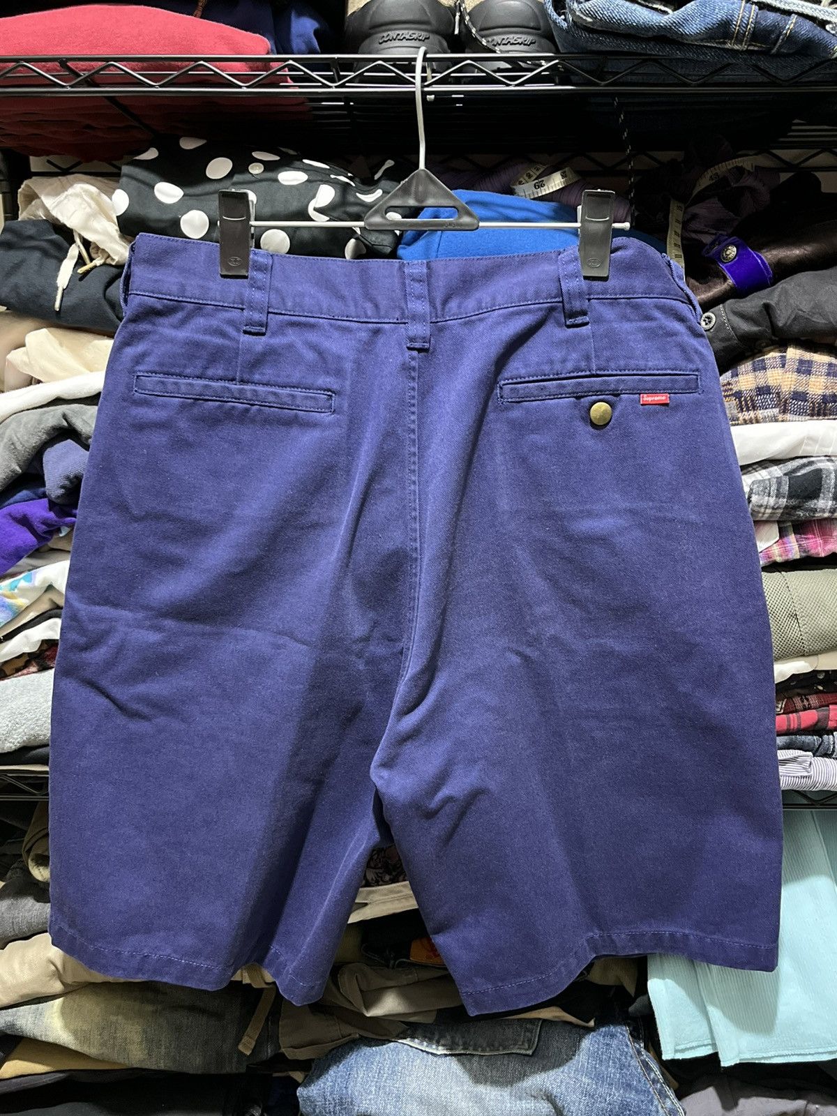 Supreme Supreme Short Navy Size US 32 / EU 48 - 2 Thumbnail