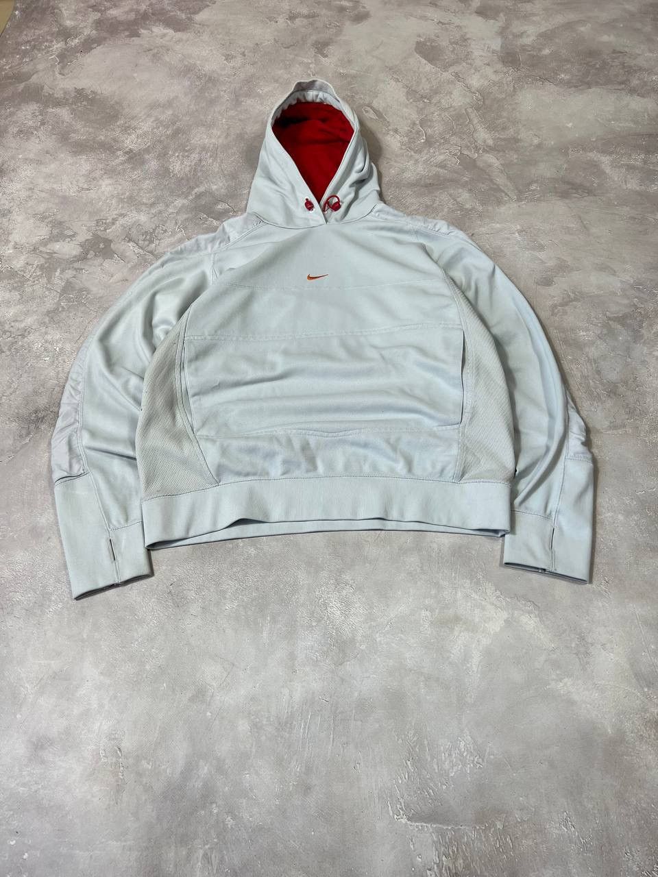 Nike × Vintage Vintage Nike 90s Hoodie Center Swoosh Size M / US 6-8 / IT 42-44 - 2 Thumbnail