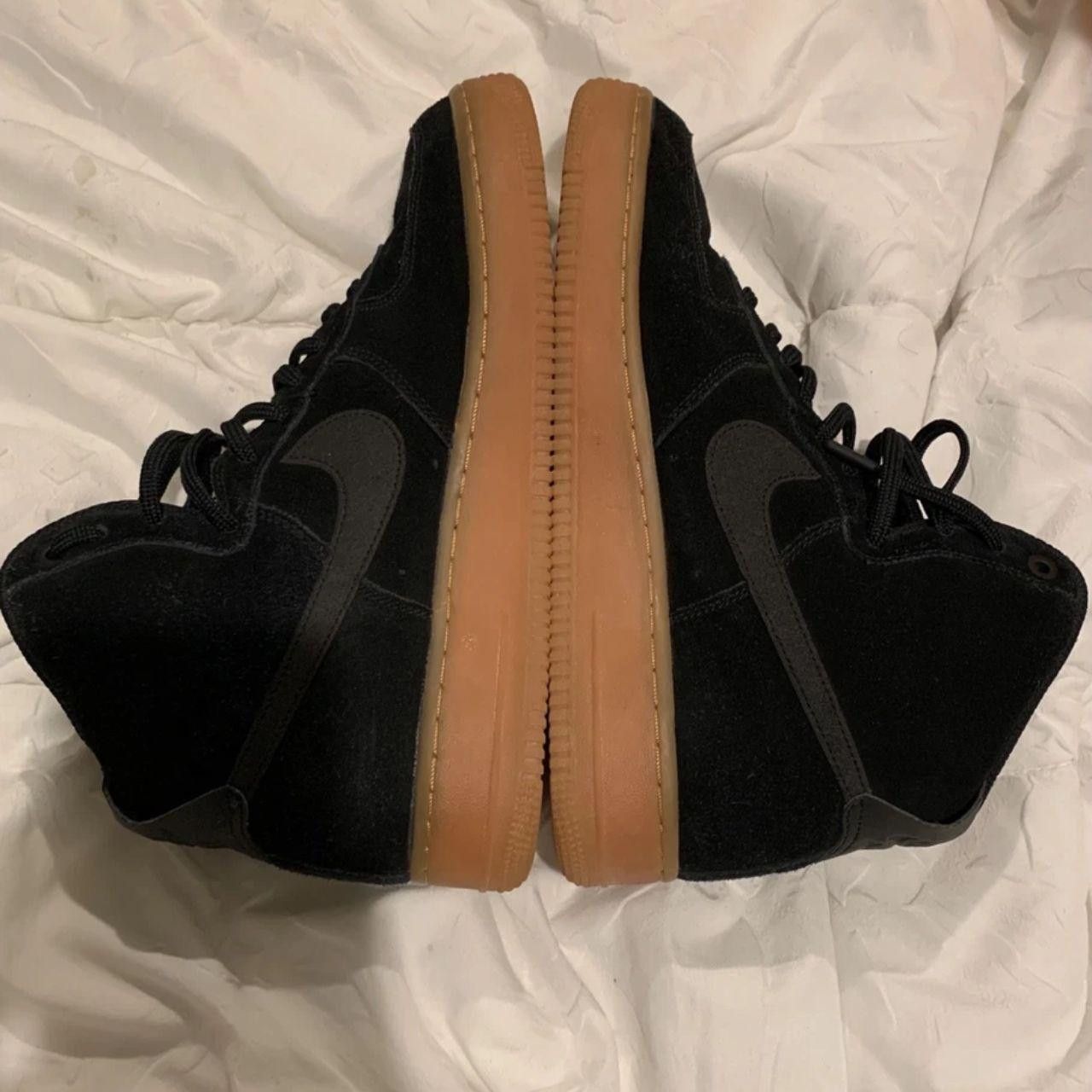 Nike Nike Air Force 1 High Black Suede Gum Size US 9 / EU 42 - 6 Thumbnail