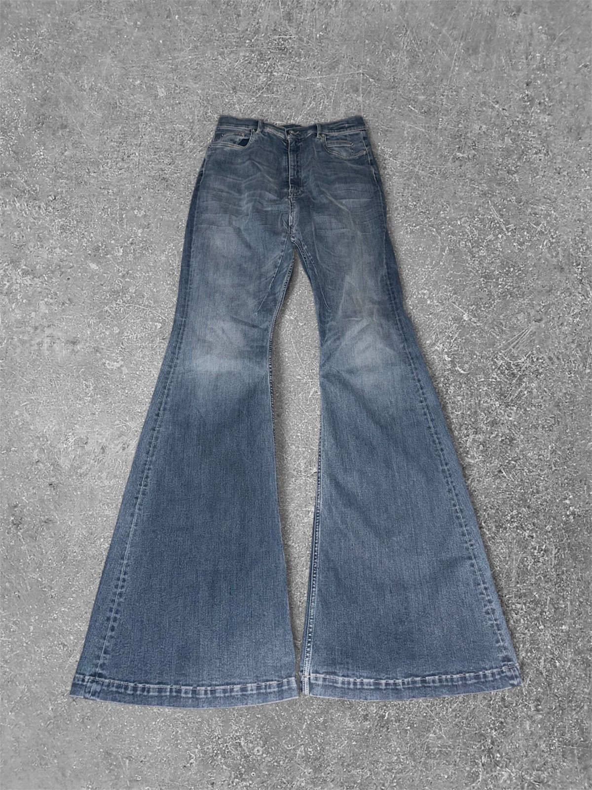 Rick Owens Rick Owens SS25 Hollywood Bolan Bootcut Jeans | Grailed