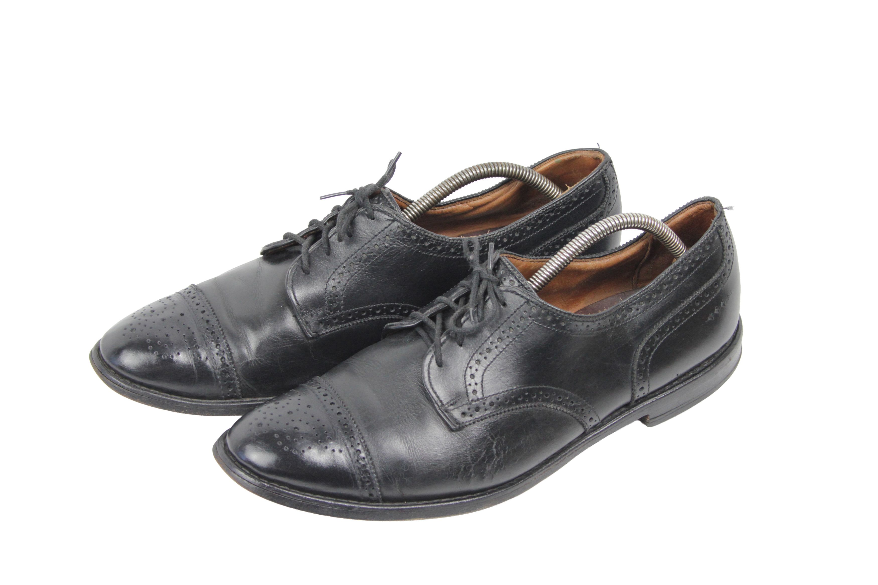 Allen Edmonds Sanford Cap Toe Oxford Shoes Made in USA Size US 12 / EU 45 - 3 Thumbnail