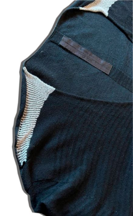 Rick Owens SS11 Rick Owens 'Anthem' Loose Gauge Striped Knit Sweater Size US M / EU 48-50 / 2 - 3 Thumbnail