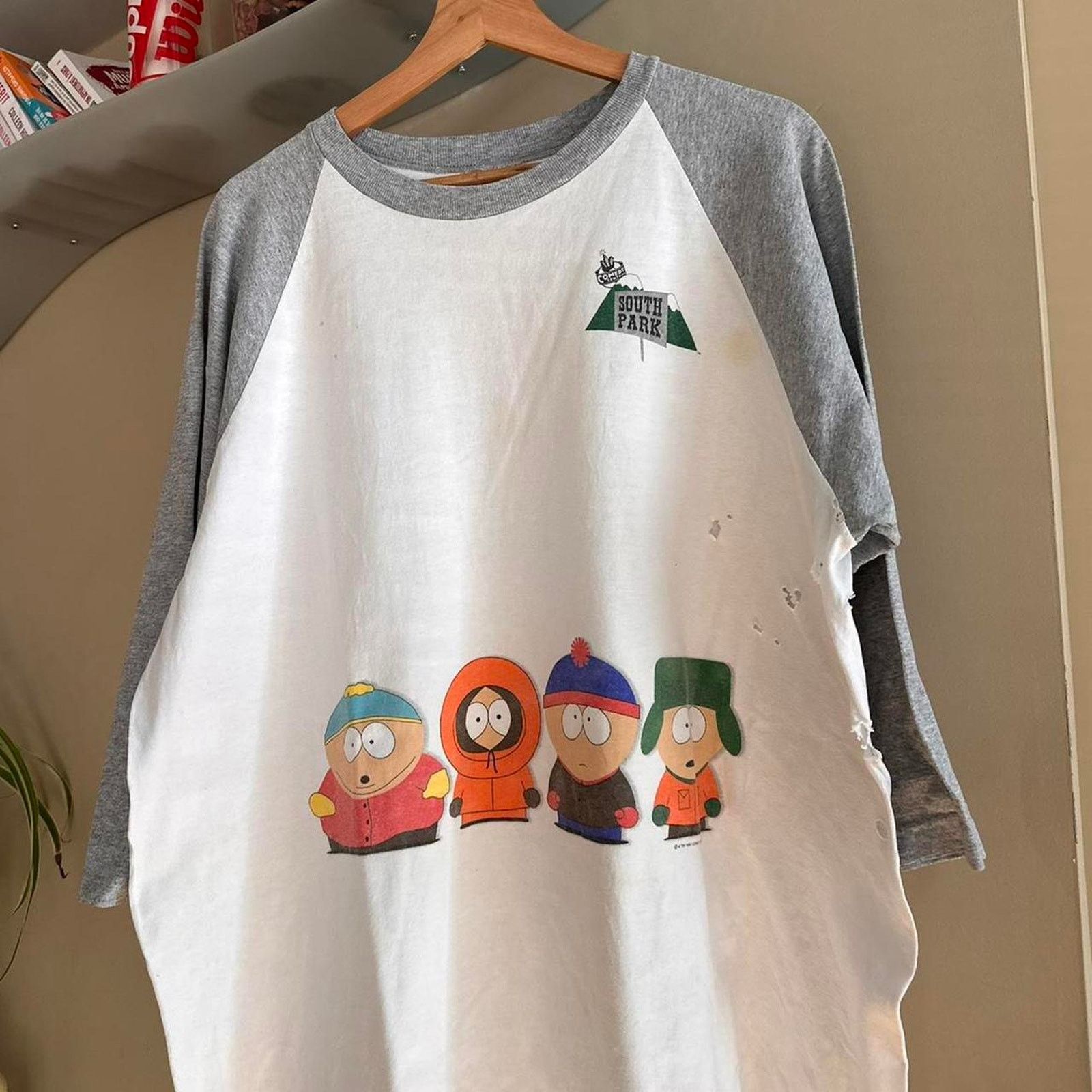 Cartoon Network × Vintage Vintage 1997 South Park Cartoon Shirt Size US XL / EU 56 / 4 - 2 Thumbnail