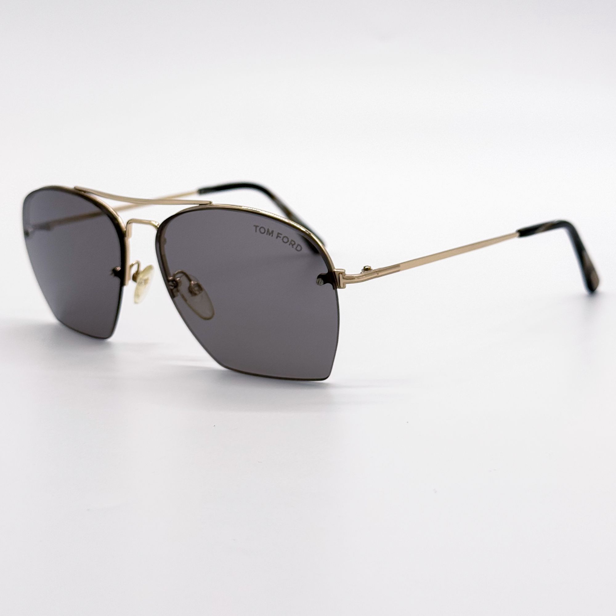 Tom Ford NEW TOM FORD WHELAN SUNGLASSES TF505 28E AVIATOR GOLD FY0505 Size ONE SIZE - 3 Thumbnail
