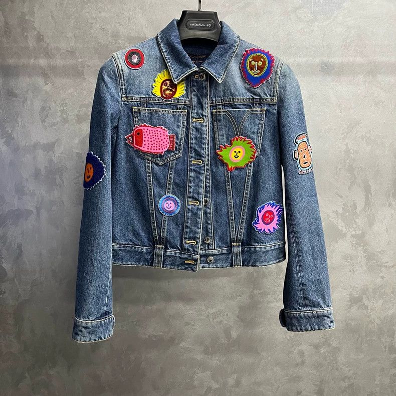 Louis Vuitton Louis Vuitton size 36 Blue Badge Patch Long Sleeve Single Size US M / EU 48-50 / 2 - 1 Thumbnail