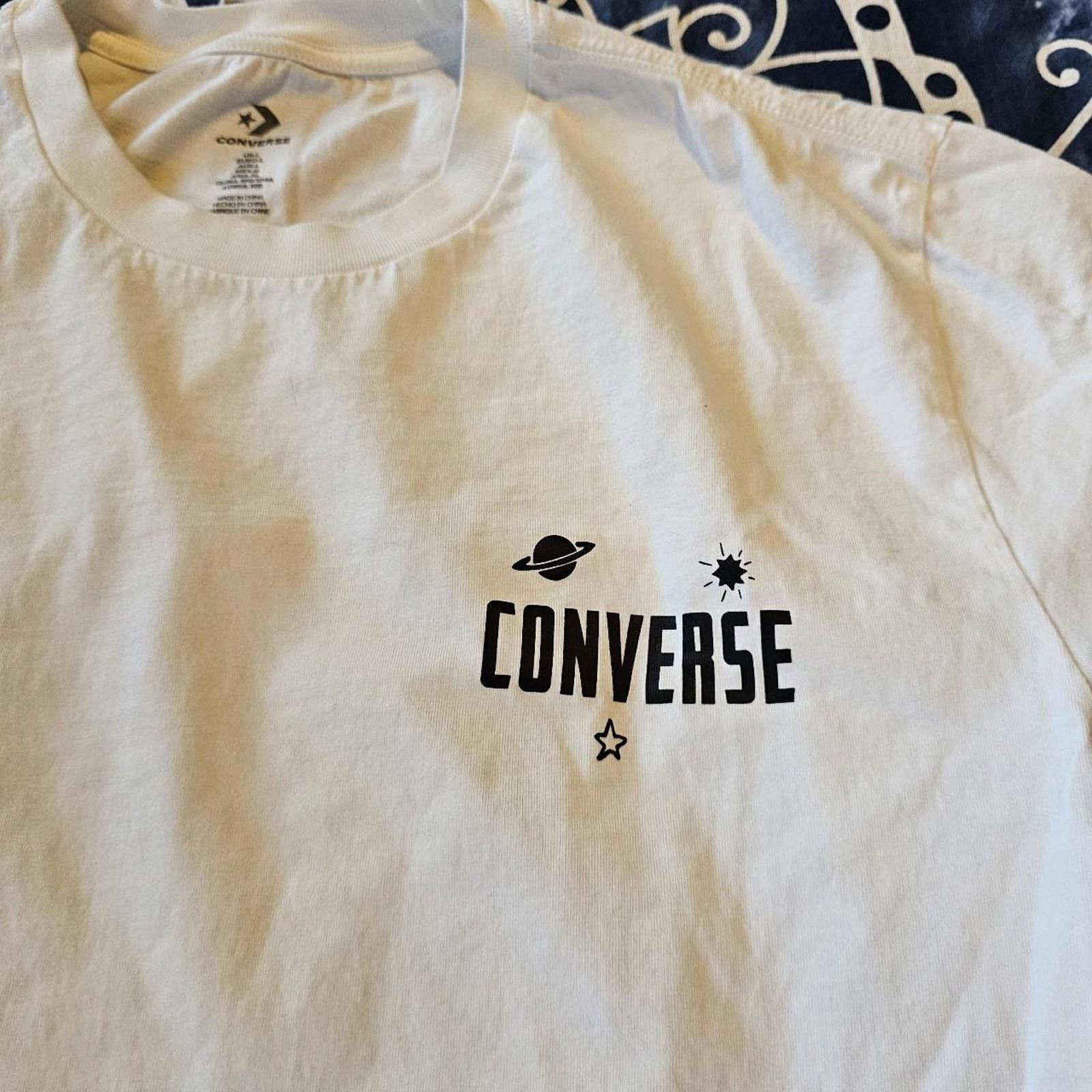 Converse Converse Black and White Tshirt Size US L / EU 52-54 / 3 - 2 Thumbnail