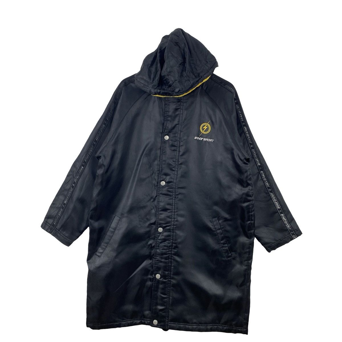 Vintage Vintage BOLT SPORT Hooded Bench Coat Jacket Fleece Size US XXL / EU 58 / 5 - 3 Thumbnail