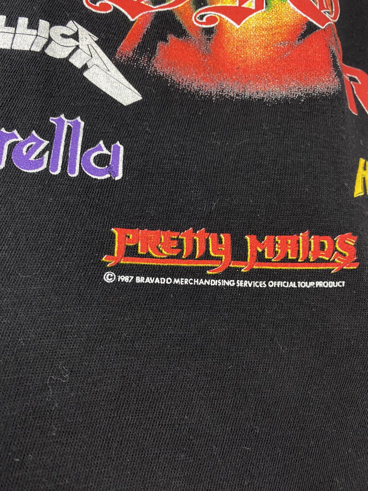 Band Tees Vintage Monsters of Rock Deep Purple 1987 Shirt DIO Ozzy Size US L / EU 52-54 / 3 - 4 Thumbnail