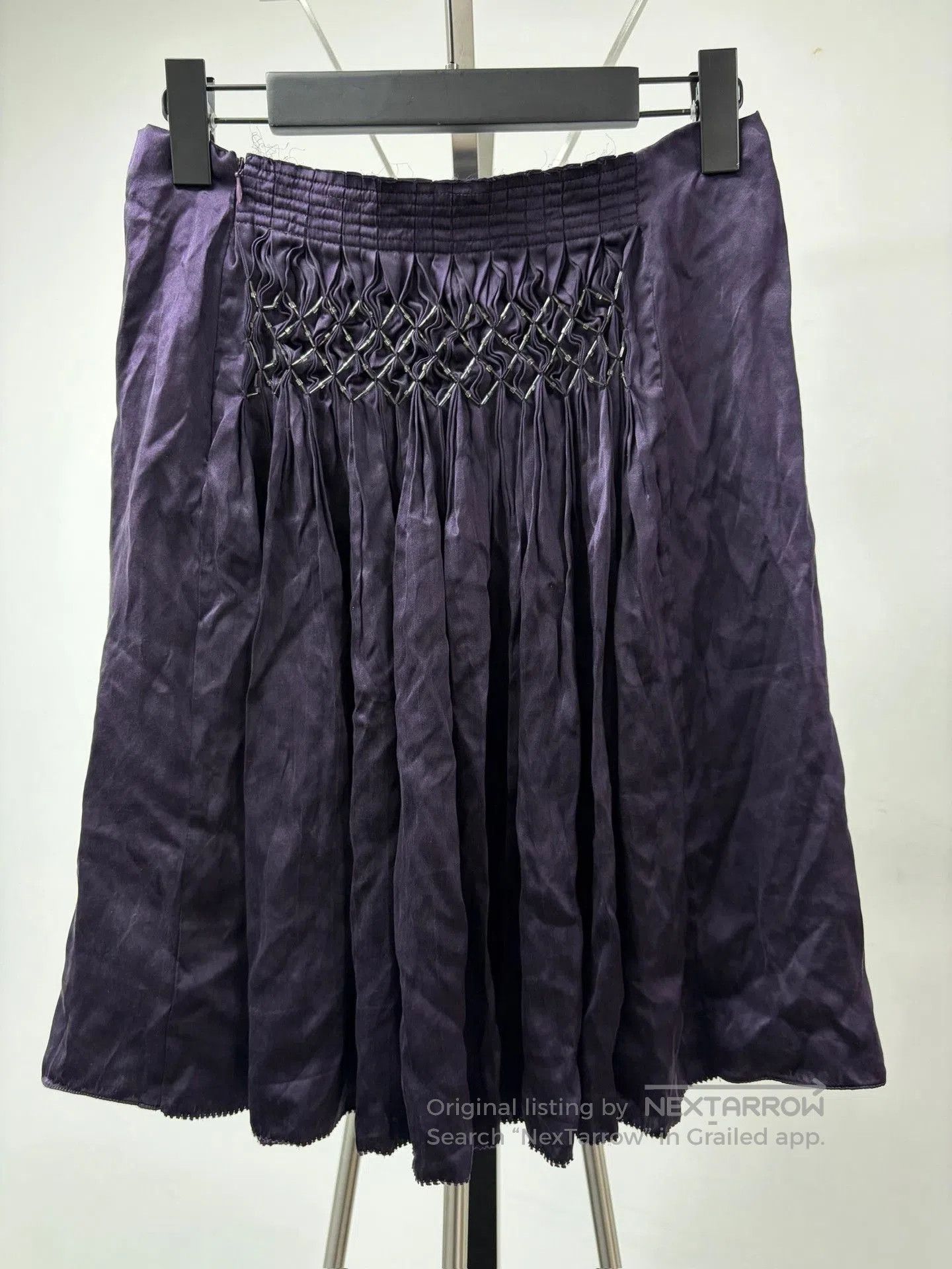 Issey Miyake Issey Miyake FETE Purple Pleated Skirt. Size 24" / US 00 / IT 34 - 3 Thumbnail