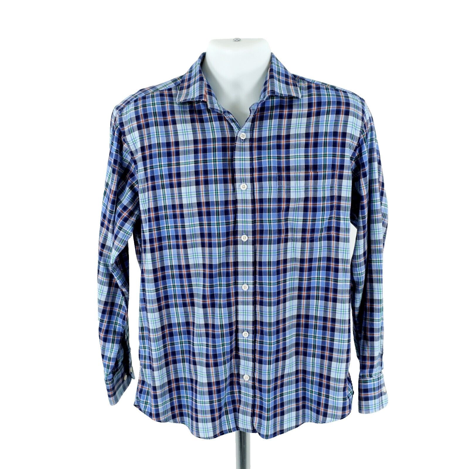 Other Southern Pines Flannel Plaid Blue Multi-Collared Collared Dr Size US M / EU 48-50 / 2 - 5 Thumbnail