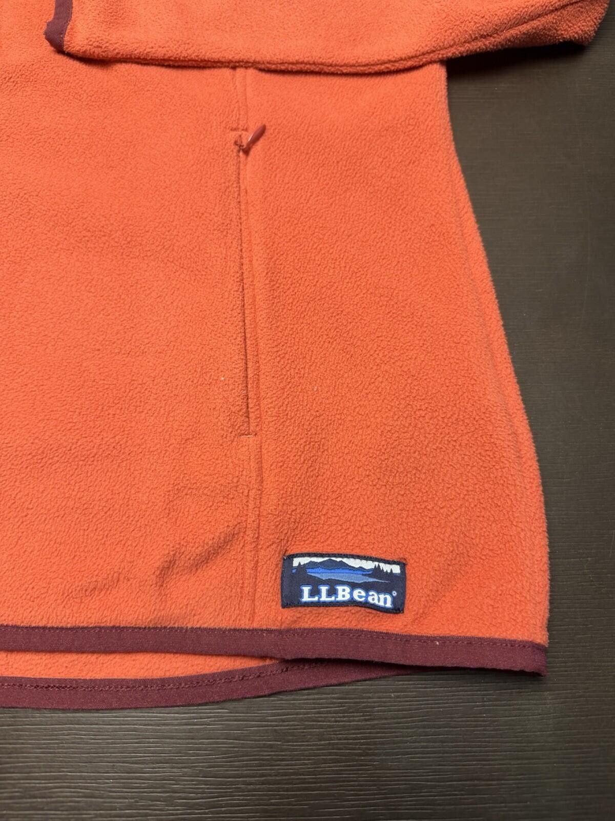 L.L. Bean LL Bean Sweatshirt Womens L Orange Pullover Full Zip Long Size L / US 10 / IT 46 - 6 Thumbnail